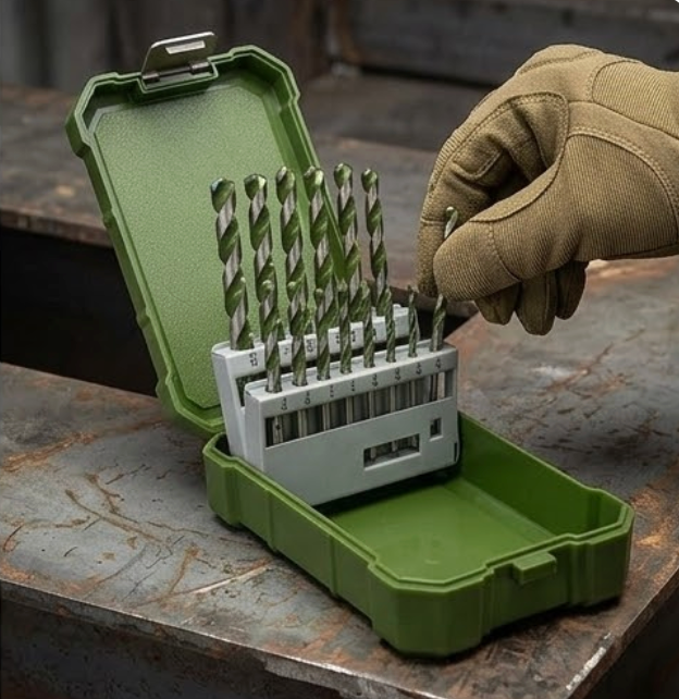 13 Piece Heavy Duty Drill Bit Set