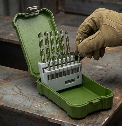 13 Piece Heavy Duty Drill Bit Set
