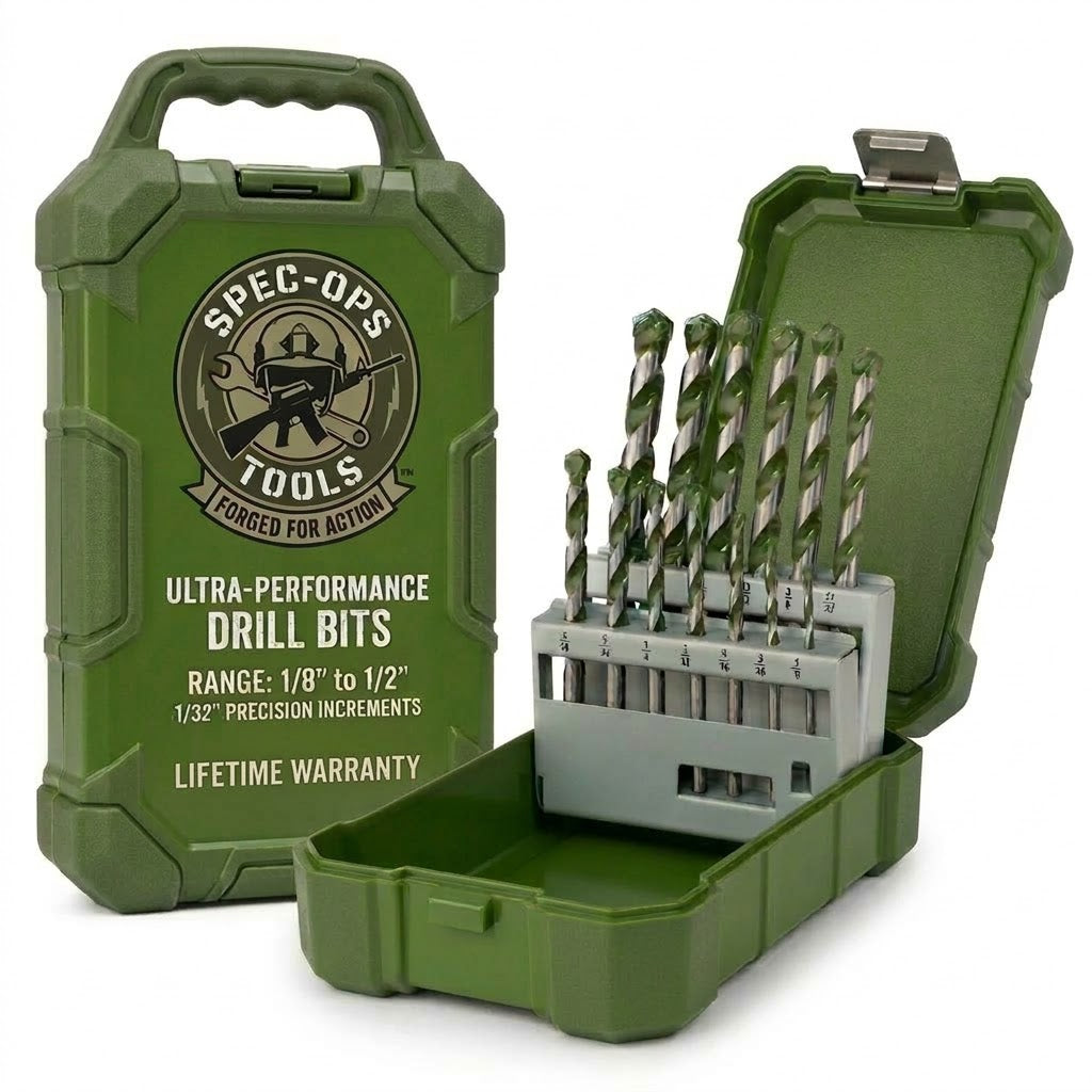 13 Piece Heavy Duty Drill Bit Set