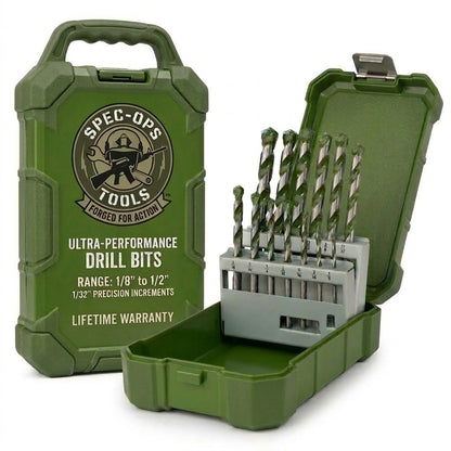 13 Piece Heavy Duty Drill Bit Set